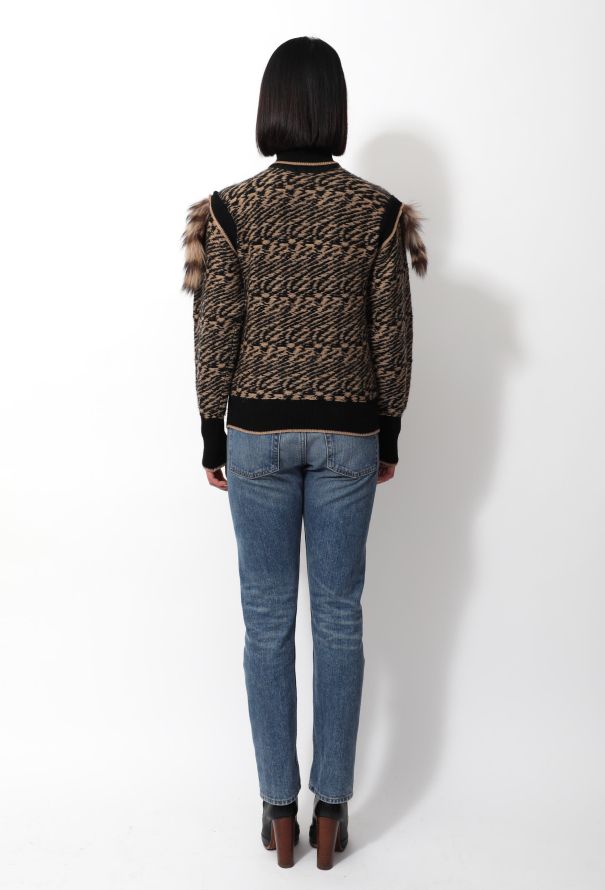 Balenciaga Collector F/W 2000 Cashmere Fur Sweater - 5