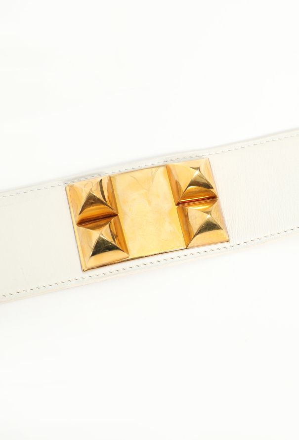 Hermès 1987 'Collier de Chien' Gulliver Leather Belt - 5