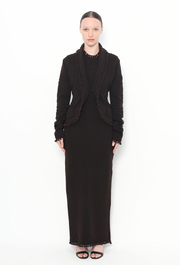 Dior F/W 1999 Bobbled Trim Ensemble - 1