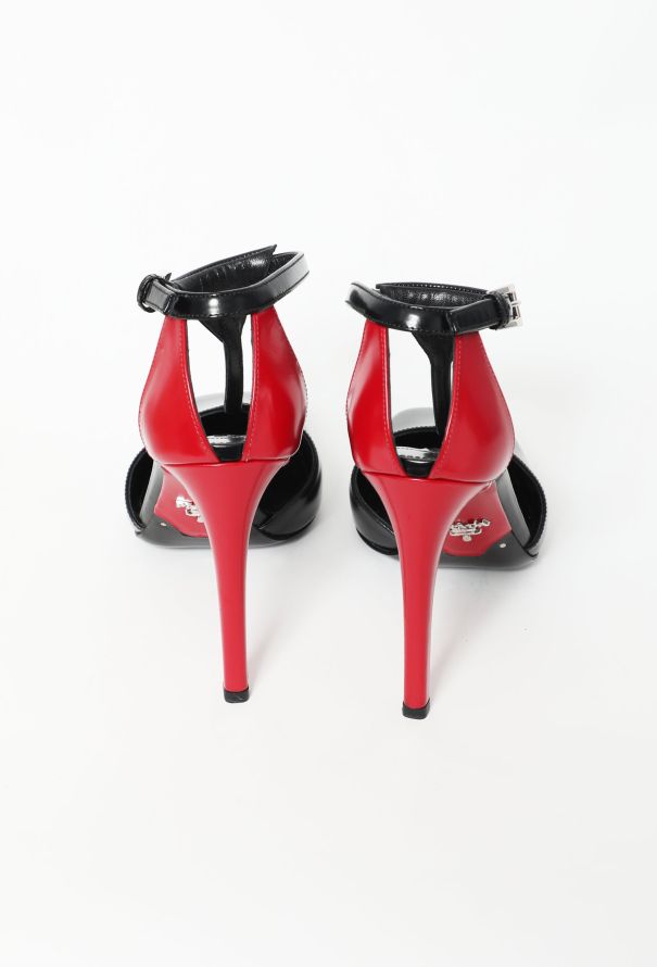 Prada 2014 Bicolor T-Strap Pumps - 5