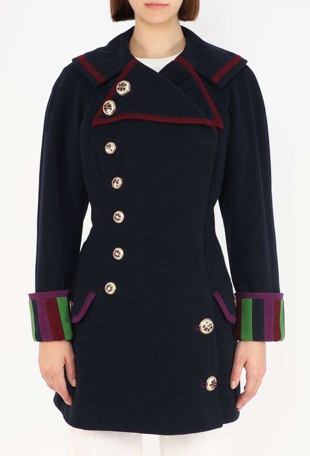 Gianni Versace Cashmere Sailor Peacoat, Fall 1993 - 4