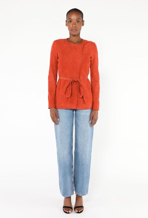 Altuzarra 2023 Belted Suede Jacket - 4