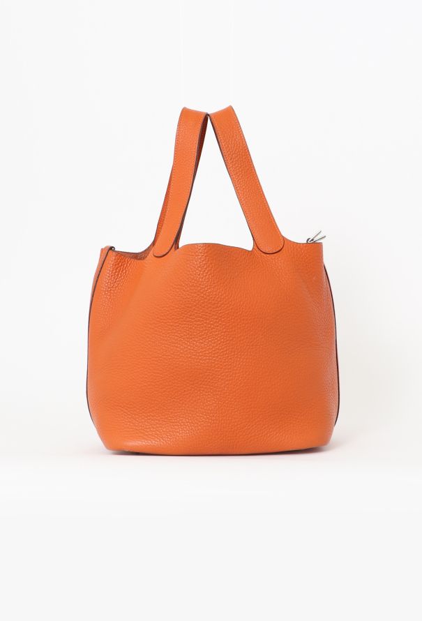Hermès Orange Clémence Picotin 22 - 4