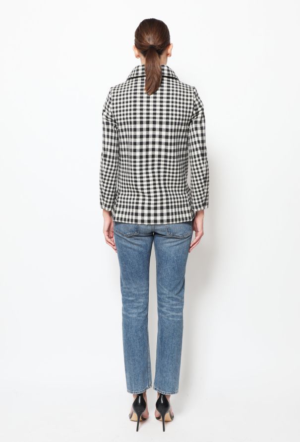 Chloé Pre-Fall 2012 Gingham Wool Jacket - 5