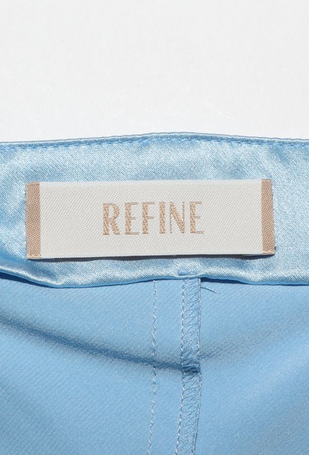 Refine Carolyn Silk Slip Dress Blue - 4