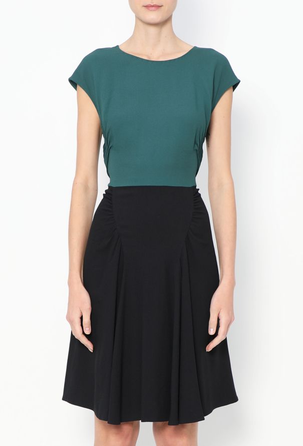 Prada 2013 Bicolor Crêpe Dress - 2