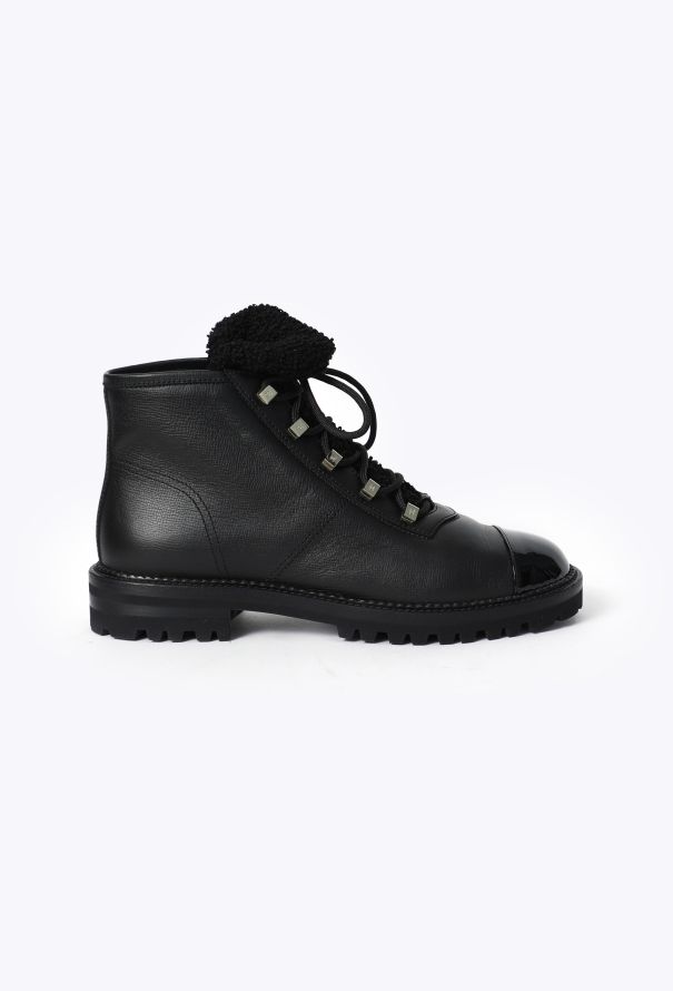 Chanel 2019 Iridescent Bouclé Cap-Toe Boots - 1