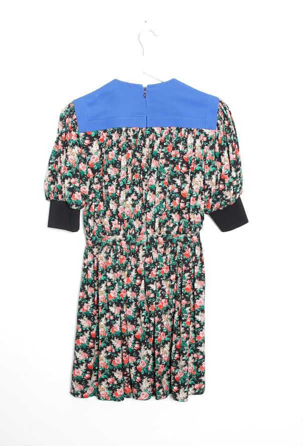 Louis Vuitton Floral Print Crêpe Dress - 6