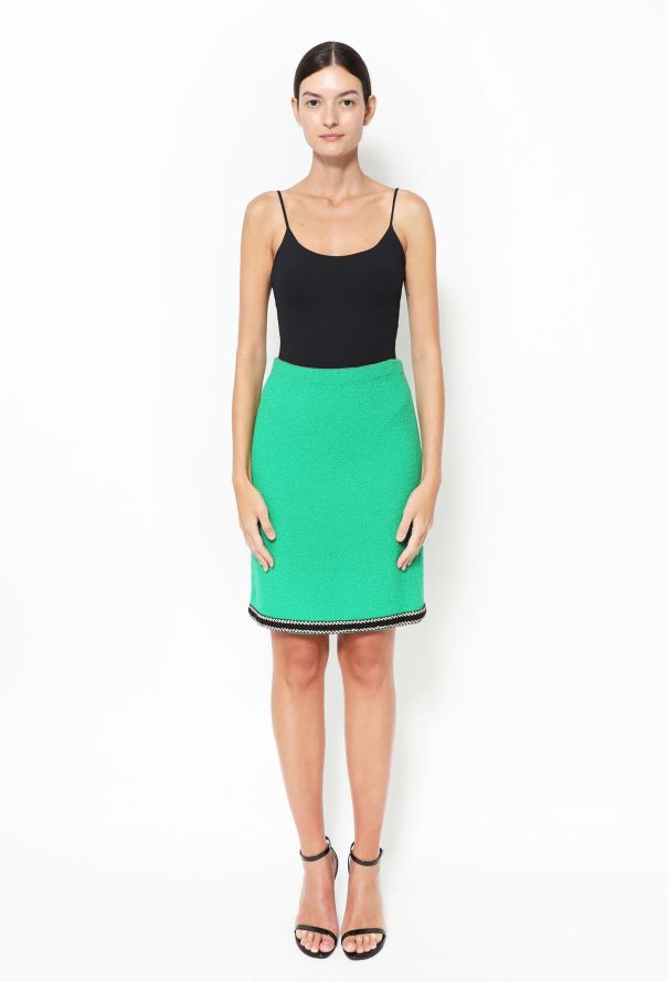 Adolfo '60s Wool Bouclé Skirt - 1