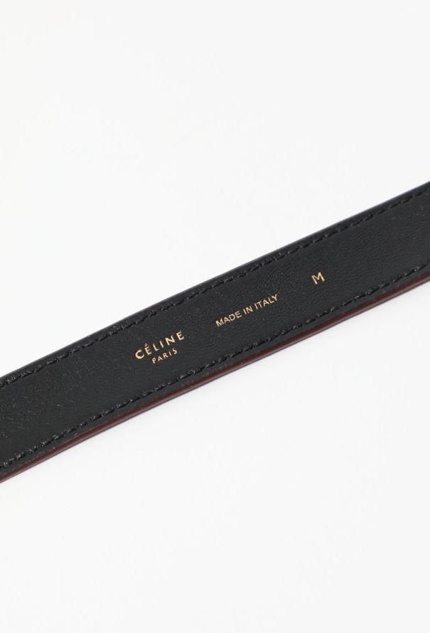 Céline Double Strap Leather Bracelet - 5
