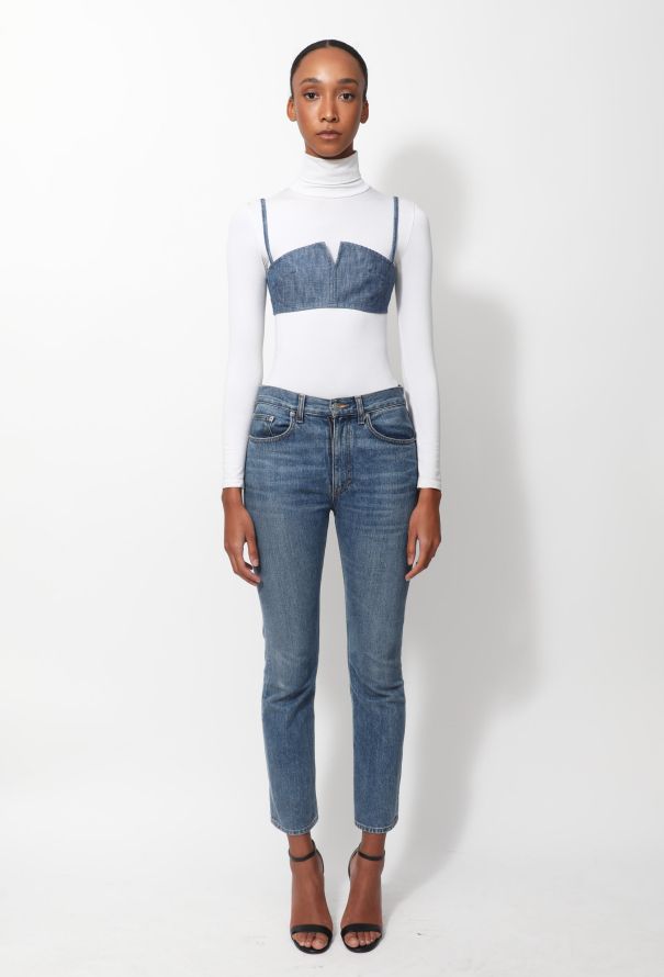 Marques Almeida S/S 2016 Denim Bralette - 3