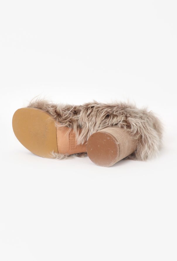 Maison Margiela 2022 Alpaca Fur Ankle Boots - 5