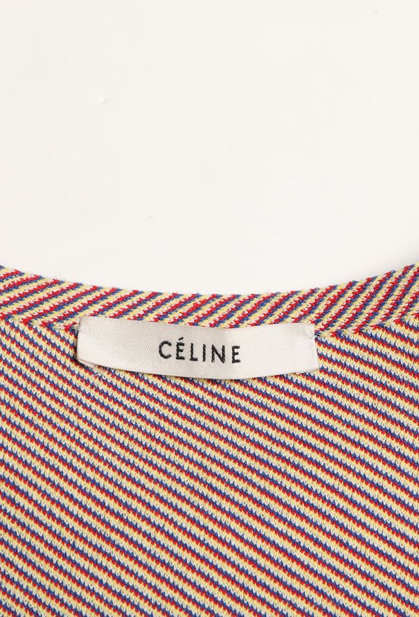 Céline S/S 2014 Brushstroke Bodycon Dress - 7