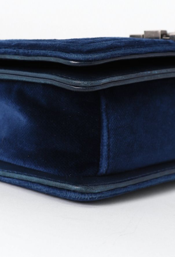 Chanel F/W 2012 Velvet Mini Boy Bag - 11