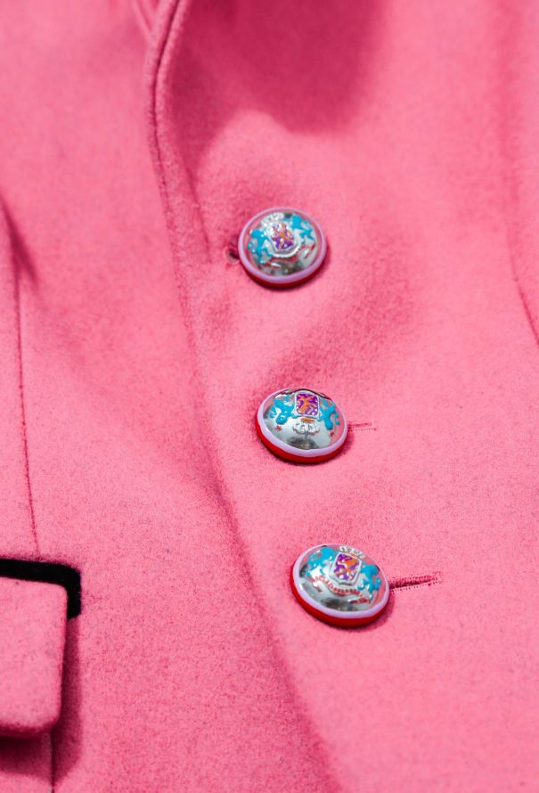 Balenciaga Iconic F/W 2007 Pink Collegiate Blazer - 7
