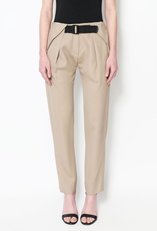 Balenciaga S/S 2012 Belted Cigarette Trousers - 3