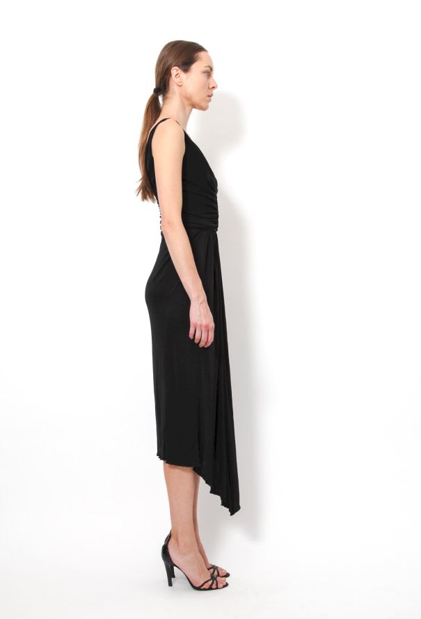 Givenchy V-neck Pleated Dress - 3