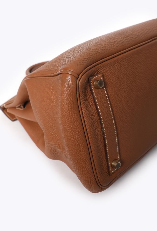 Hermès Gold Togo Haut à Courroies 32 - 11