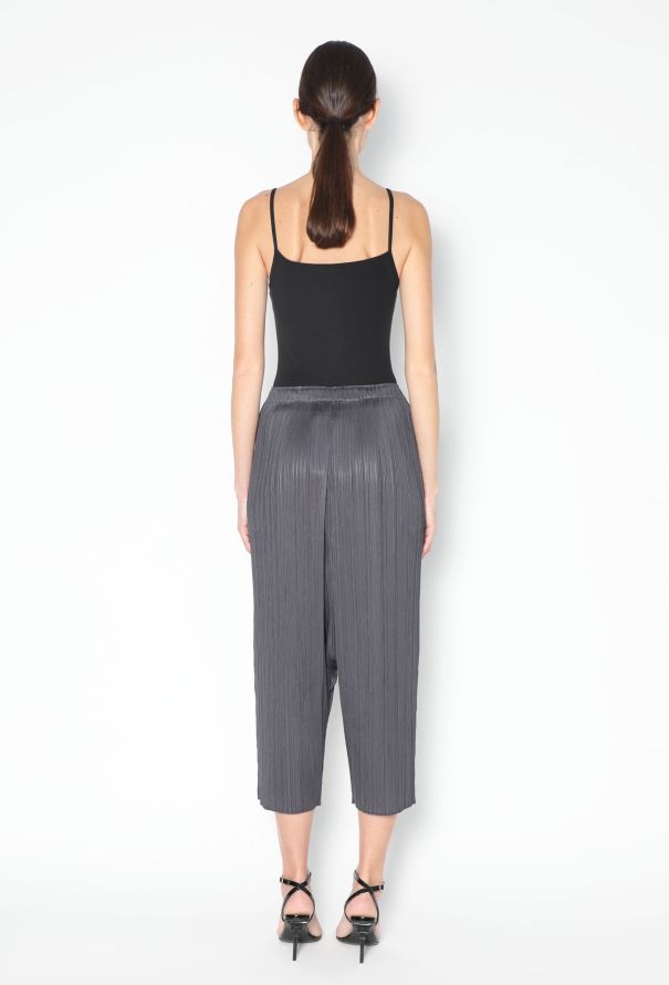 Issey Miyake Pleats Please Cropped Harem Pants - 5