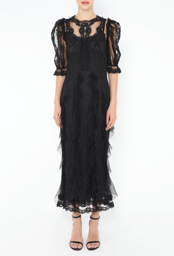 Dolce & Gabbana F/W 2016 English Lace Dress - 3