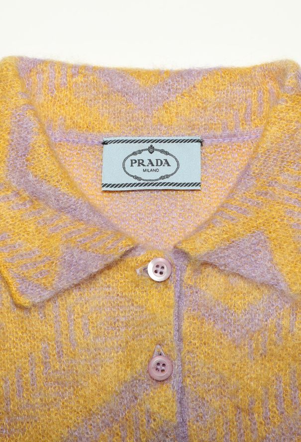 Prada 2021 Geometric Mohair Polo - 5