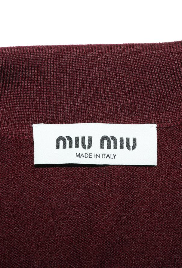 Miu Miu S/S 2024 Knit Emblem Polo - 5