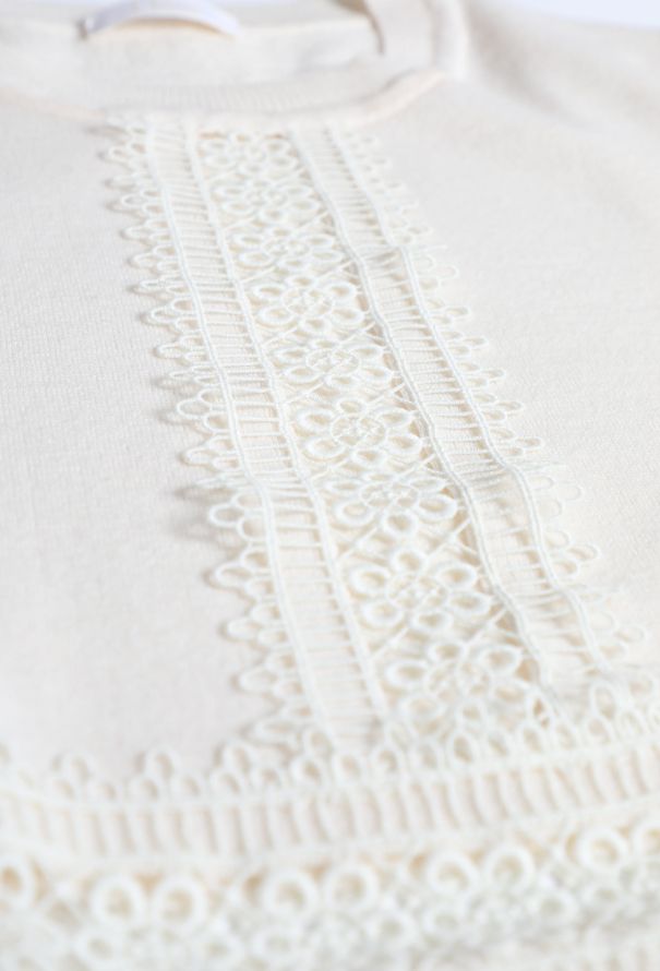 Chloé 2015 Crochet Detail Sweater - 7