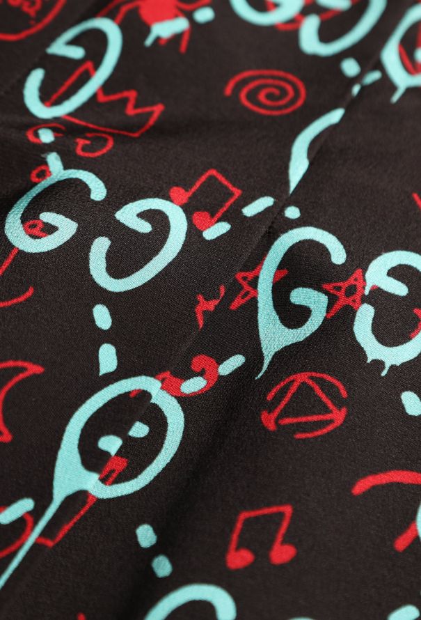 Gucci 2016 x Trevor Andrew Printed Silk Dress - 6