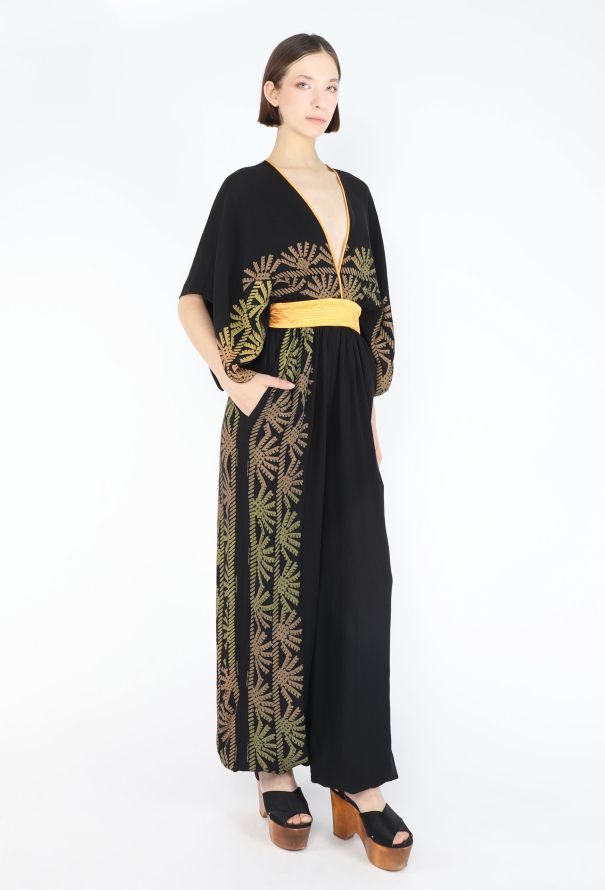 Zandra Rhodes 1976 Cactus & Cowboy Jumpsuit - 4