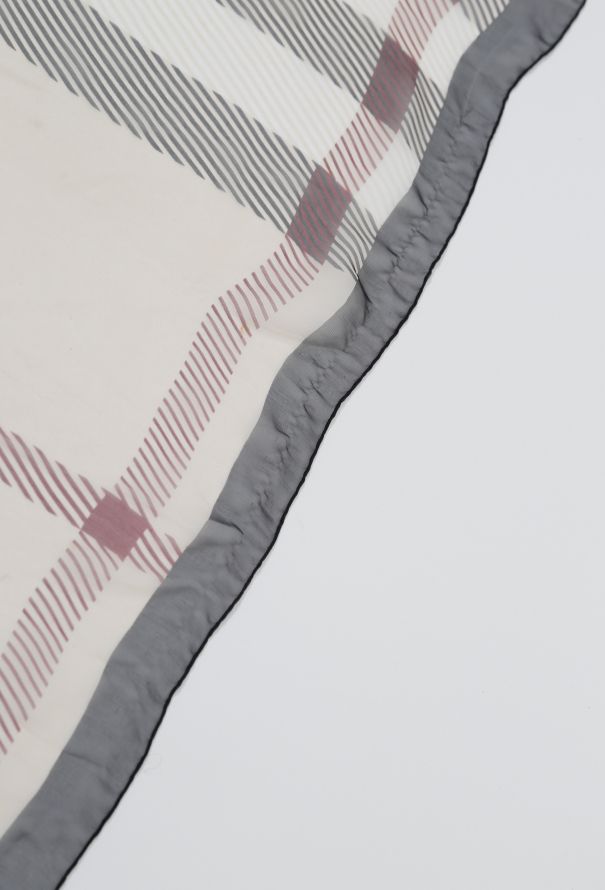 Burberry Classic Print Check Silk Scarf - 3