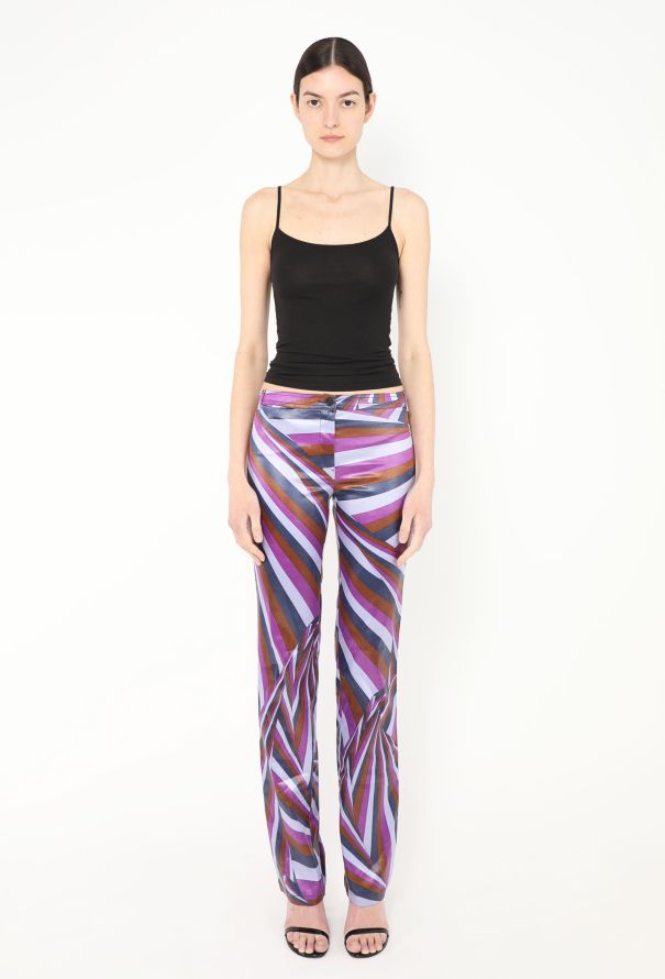 Emilio Pucci Vintage Tapered Iride Pants - 2