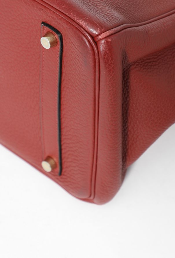 Hermès Rouge Sienne Togo Birkin 35 - 8