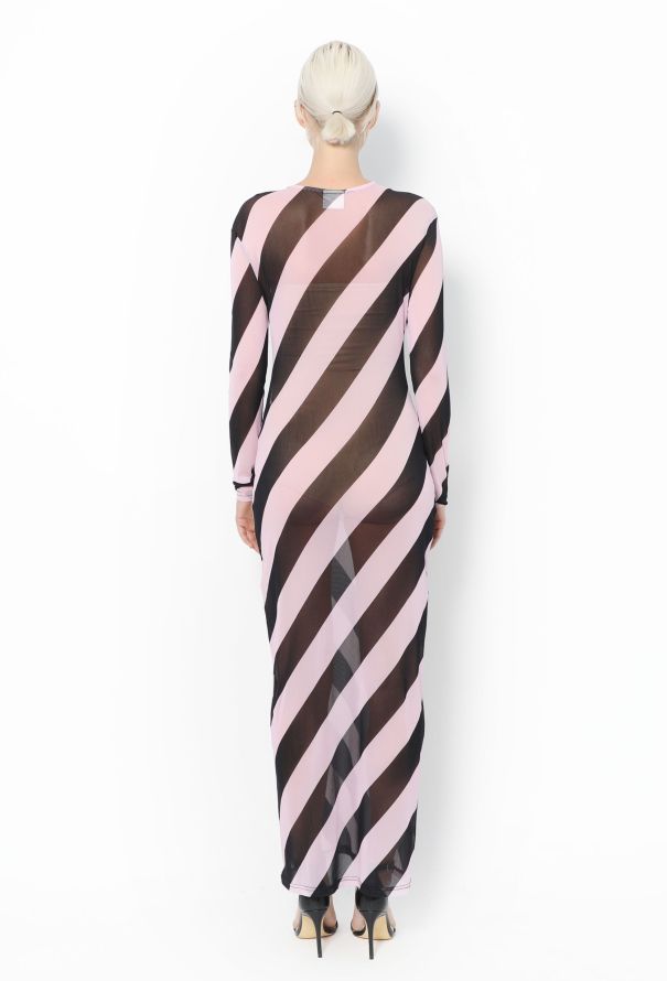 Courrèges 2022 Bicolor Striped Tunic Dress - 4