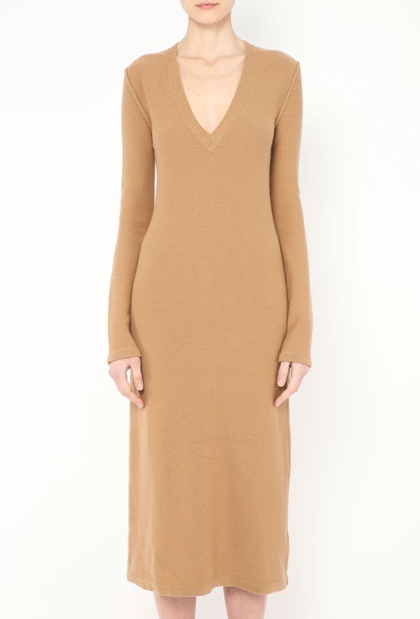 Chloé F/W 2015 Belted Cashmere Dress - 5