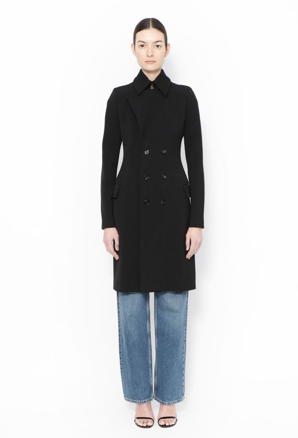 Bottega Veneta Pre-Fall 2021 Wool Peacoat - 5