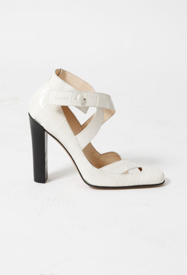 Gucci F/W 2001 Crocodile Heels - 1