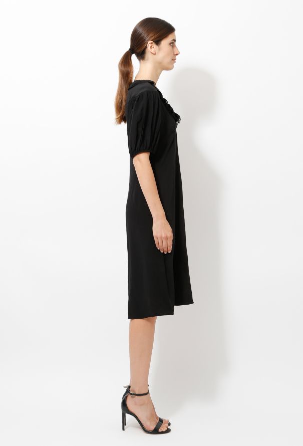 Prada Ruffled Flared Dress - 4