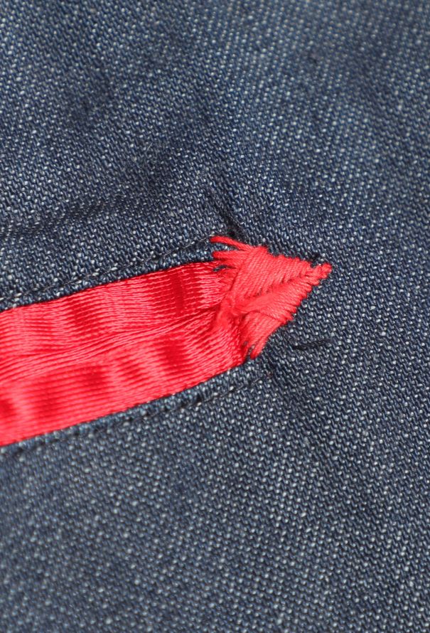 '70s Charmeuse Trim Jeans - 6