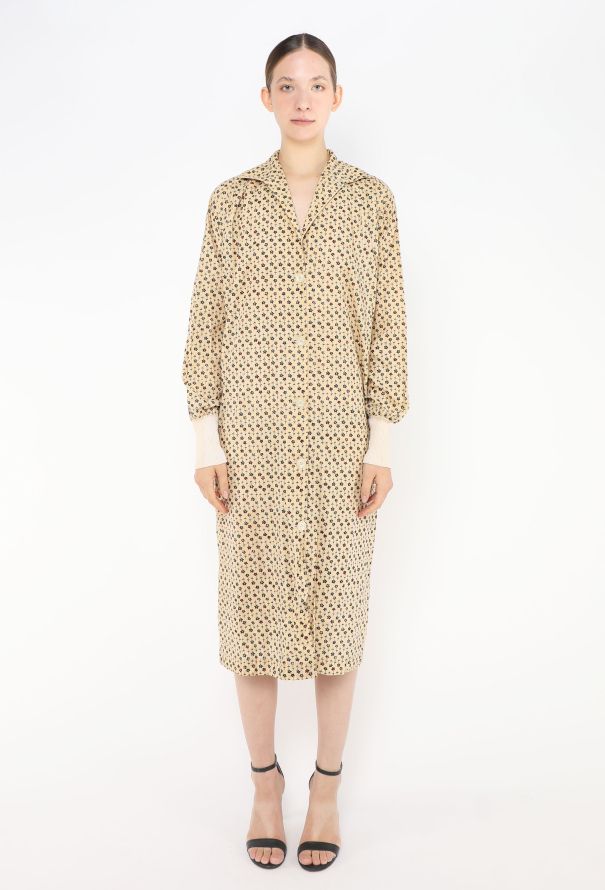 Missoni Floral Cotton Tunic, 1980s - 1