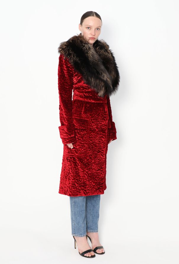 Tom Ford F/W 2011 Astrakhan Fox Fur Coat - 6