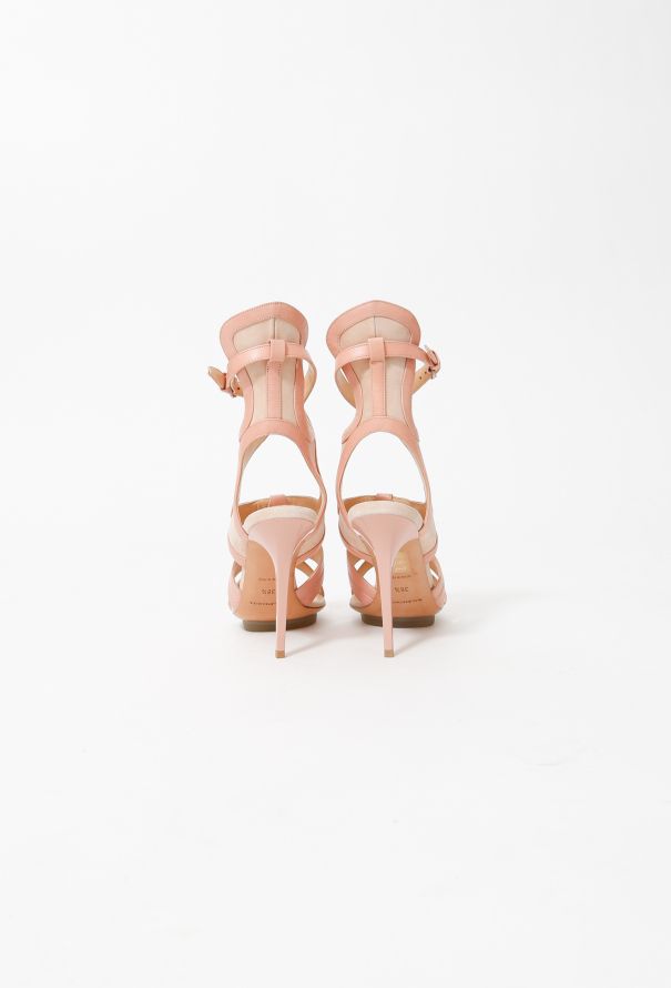 Balenciaga Resort 2009 Leather Trim Suede Sandals - 7