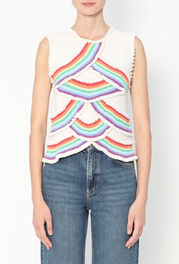 Loewe x Paula’s Ibiza Rainbow Crochet Top, 2022 - 1