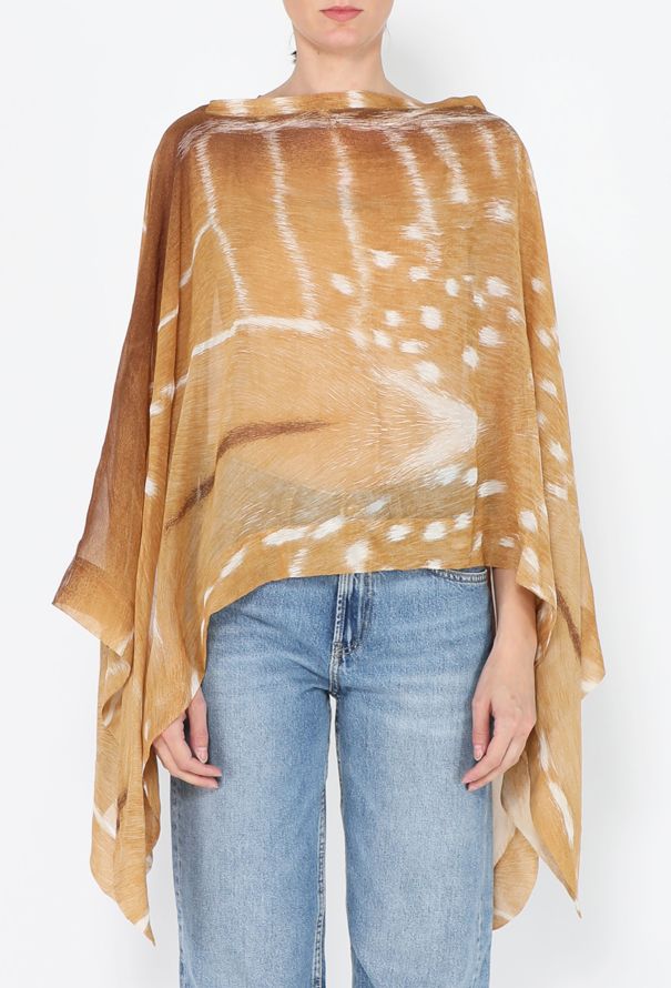 Saint Laurent Gazelle Printed Silk Top, S/S 2002 - 3