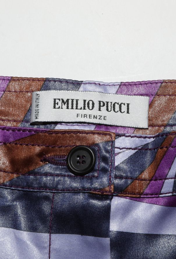 Emilio Pucci Vintage Tapered Iride Pants - 5