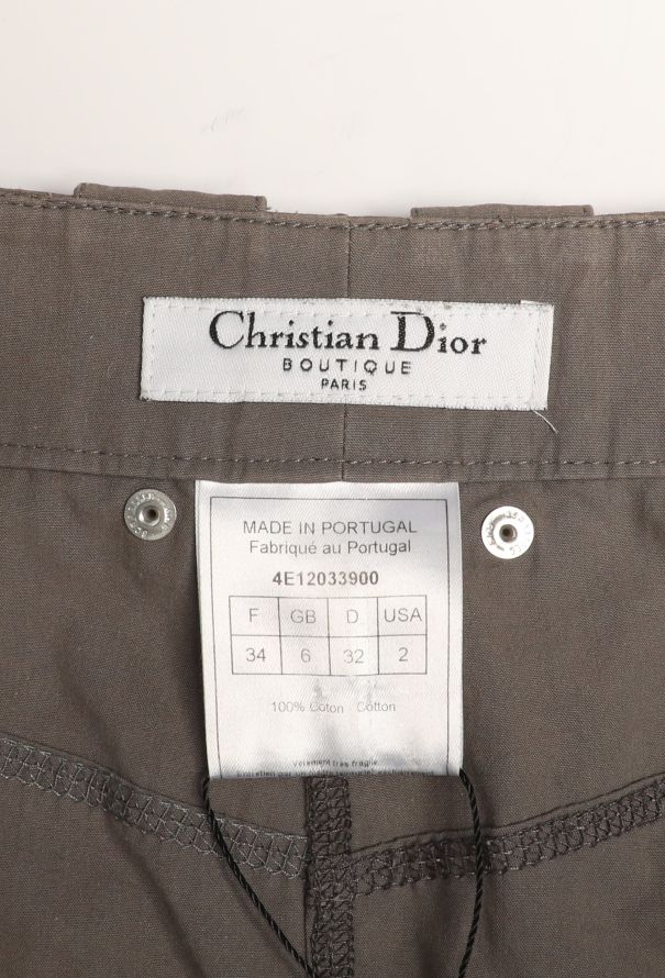Christian Dior 2004 Lace-up Cargo Skirt - 5