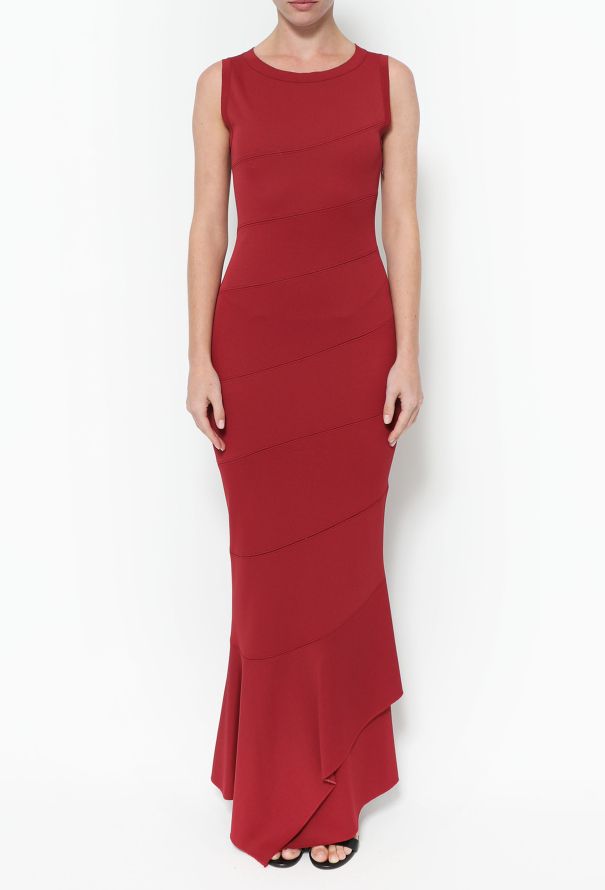 Alaïa S/S 2003 Tiered Bodycon Maxi Dress - 3