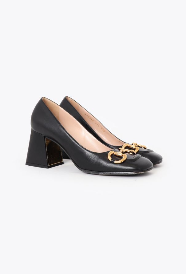 Gucci Resort 2021 Leather Horsebit Heels - 4