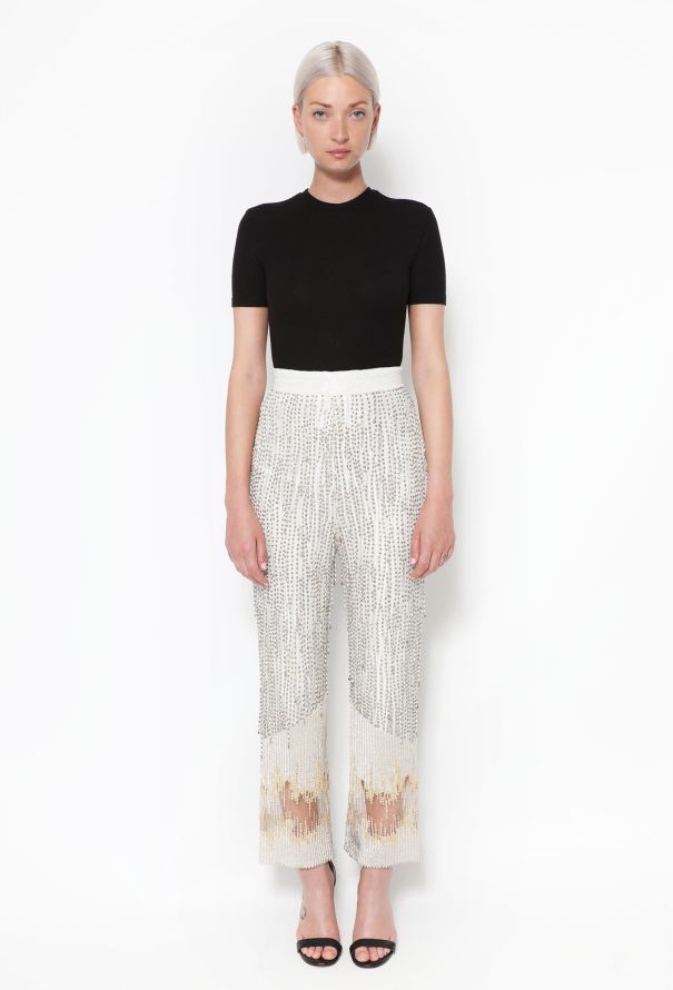 Rodarte S/S 2016 Sequin Fringe Trousers - 1