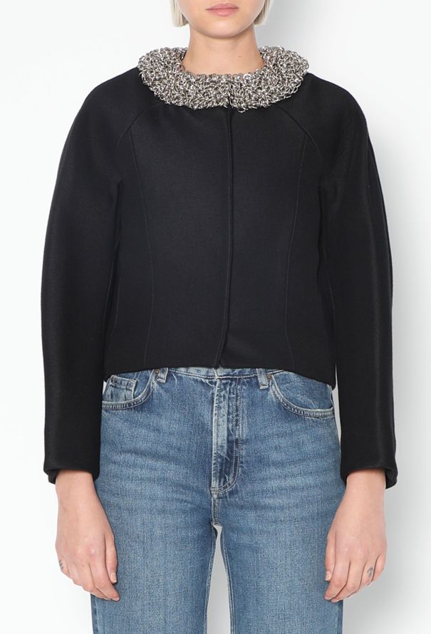 Balenciaga F/W 2015 Chainlink Collar Jacket - 1