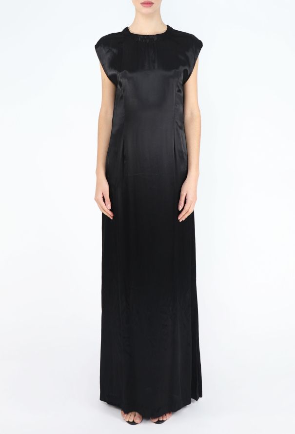 Maison Margiela 2002 Satin Sheath Maxi Dress - 4